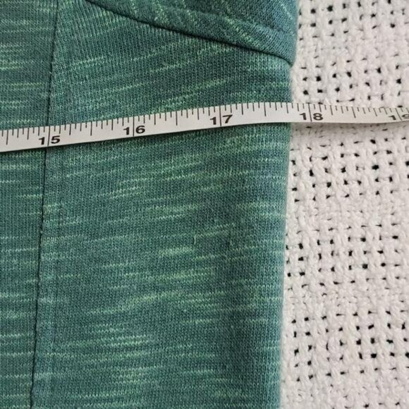 Avalanche 1/4 Snap Closure Embroudered Sz S. LS Green Pullover Shirt w/ Pockets - Picture 10 of 12